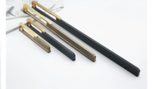 CH-2975 Rose Gold Black PVD Aluminium Long Cabinet Handle